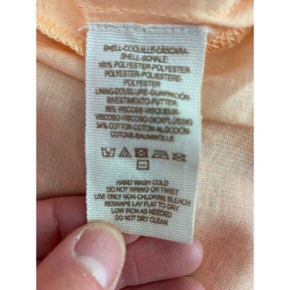 Free People Size 6 Coral Floral Lace Summer Tank Dress - Picture 6 of 7